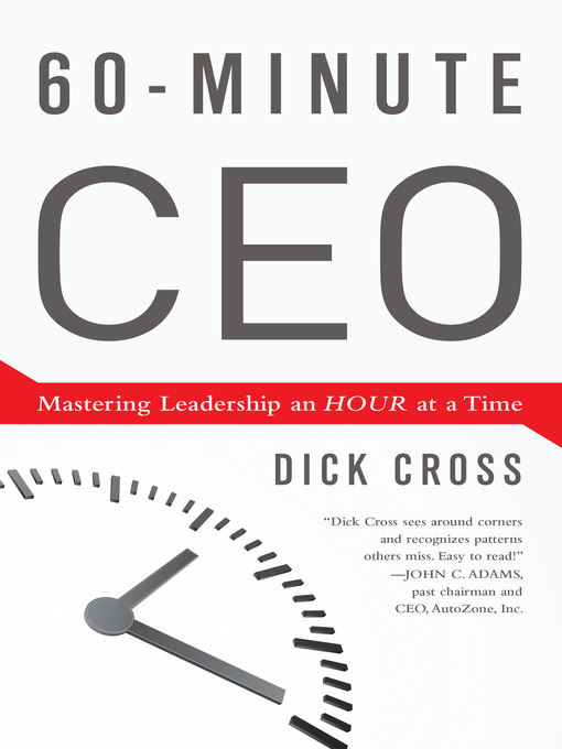 Title details for 60-Minute CEO by Dick Cross - Available